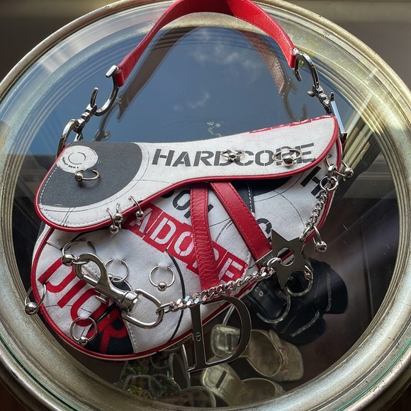 Dior Handbags - Christian Dior hardcore poison saddle bag